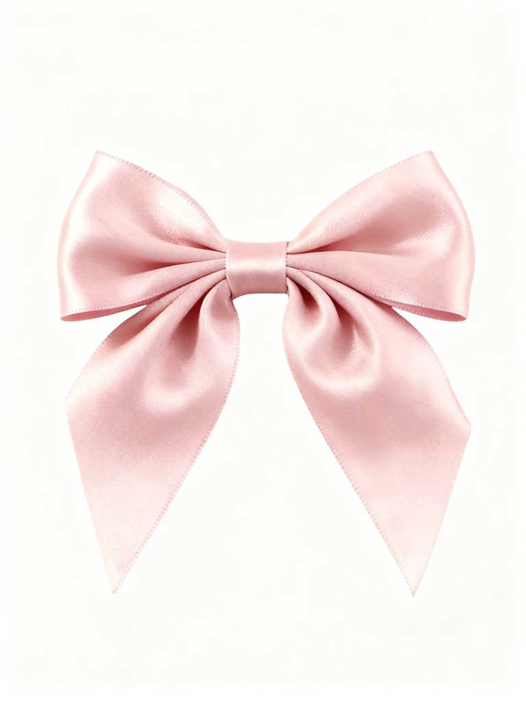 GANCHO LAZO 8CM COQUETTE COLOR SATINADO X2