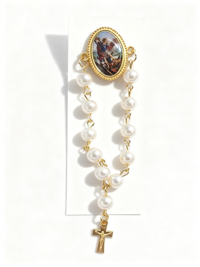 BROCHE PERLA DORADO 