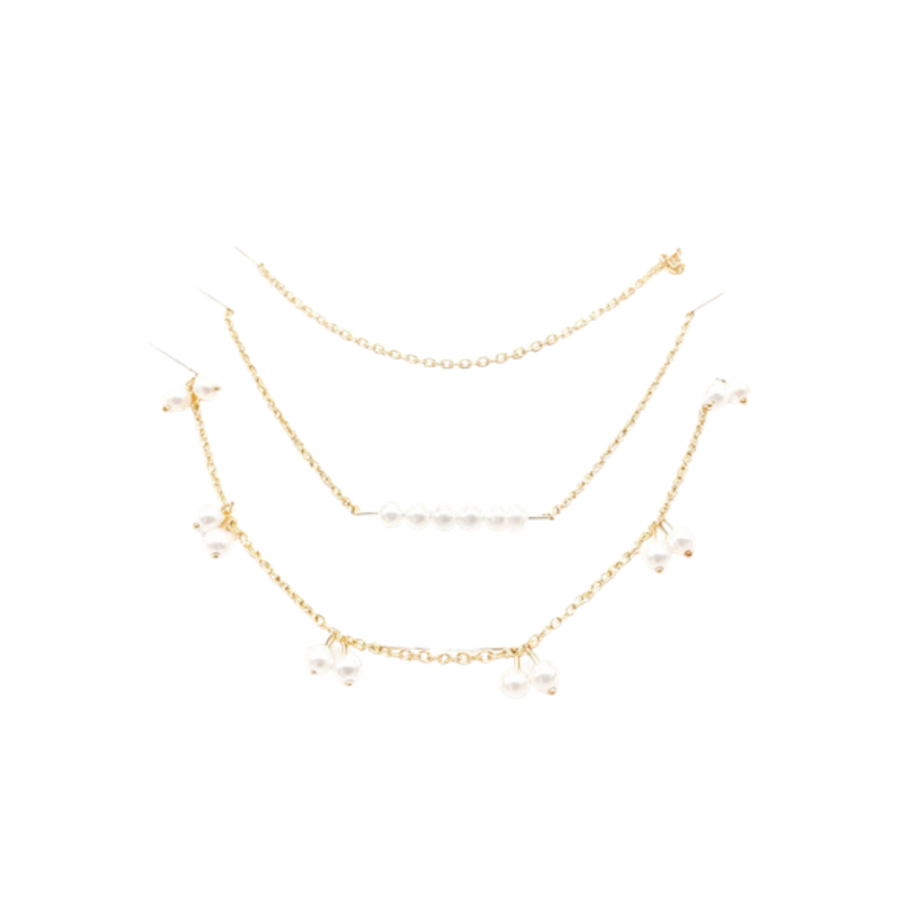 COLLAR PERLA X3