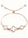 PULSERA TREBOL BRILLANTE