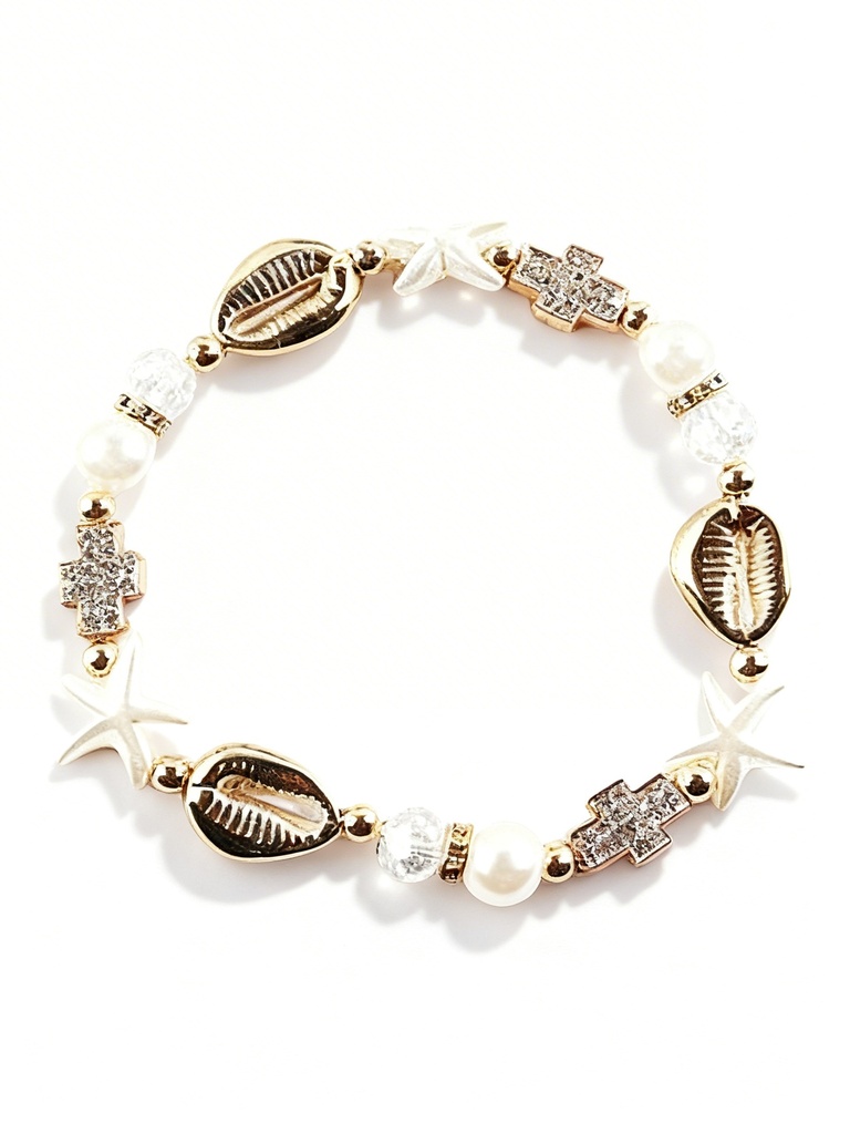 PULSERA PERLA DETALLE MARINO