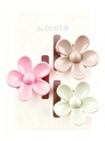 SET GANCHETA FLOR X3 COLOR PASTEL