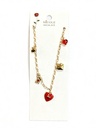 COLLAR CADENA CORAZON X3