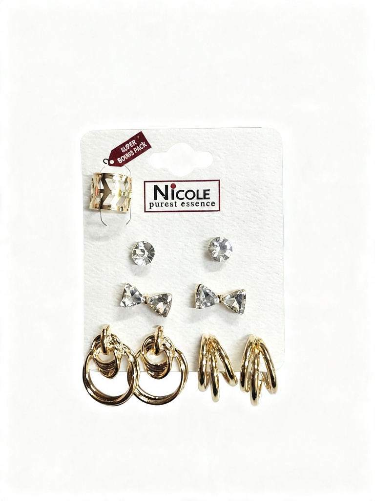 SET ZARCILLO ARGOLLA LAZO X4.5 PARES