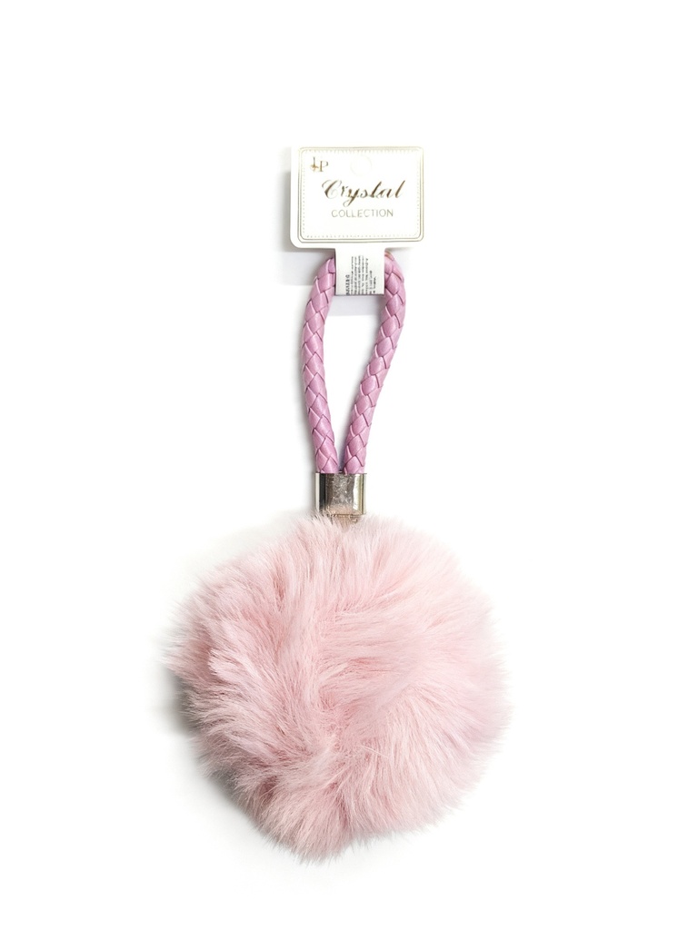 LLAVERO POMPON COLOR PASTEL