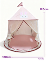 CARPAS INFANTILES TIPO CIRCO TELA DELUXE XL 120*120CM