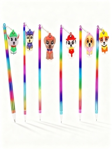 [71031020] BOLIGRAFOS ACRILICO CON MUÑECO PAW PATROL