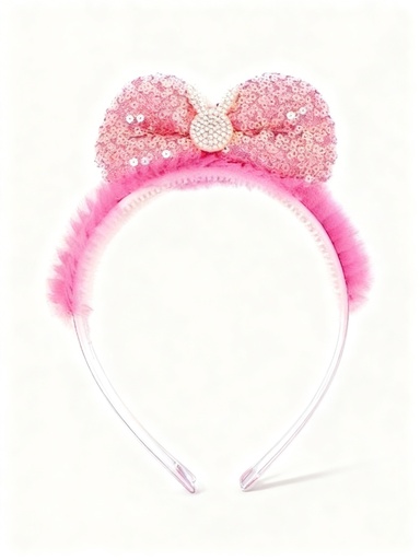 [75025007] CINTILLOS LAZOS LENTEJUELAS TUL