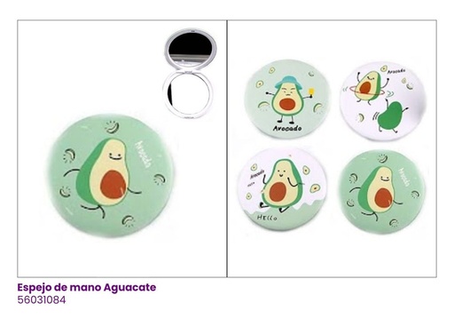 [56031084] ESPEJOS DE MANO AGUACATE