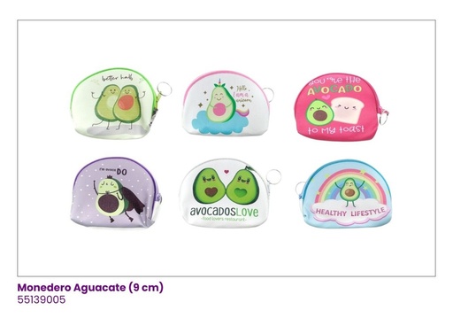 [55139005] MONEDEROS CUERINA AGUACATE