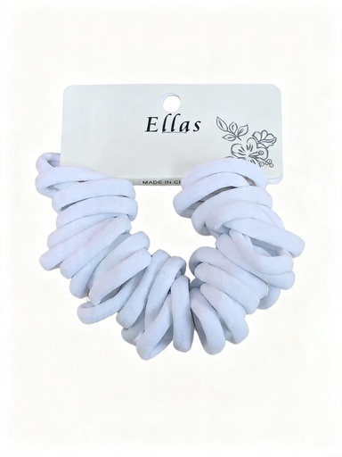 [UPT-7955WT] COLAS LYCRA BLANCAS SET DE 30 (3.5 CM)