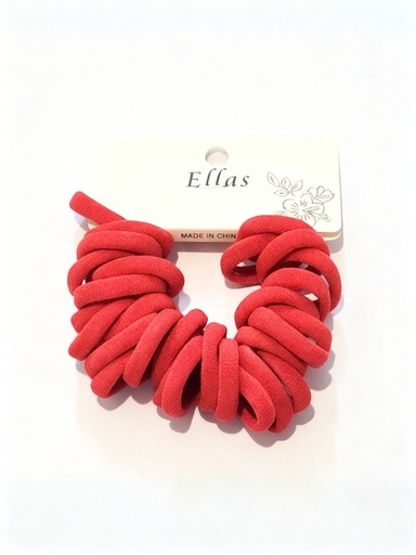 [UPT-7955RD] COLAS LYCRA ROJAS SET DE 30 (3.5 CM)