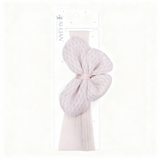 [PV-2342] BANDANA LAZO MARIPOSA NIÑA  PASTEL