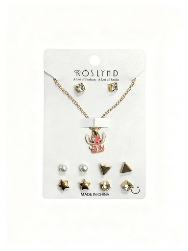 [TOPO-31] SET COLLAR Y TOPITOS NIÑA LILO