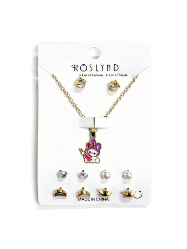 [TOPO-29] SET COLLAR Y TOPITOS NIÑA SANRIO