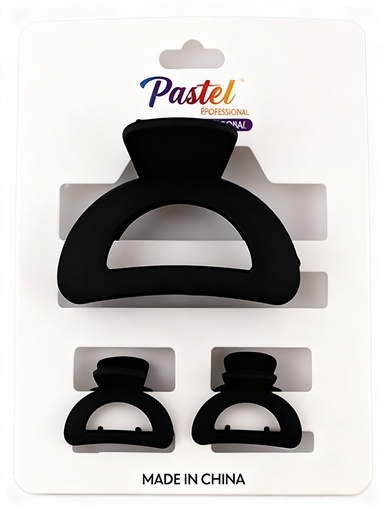 [ELC2436BK] SET GANCHETA NEGRA X3