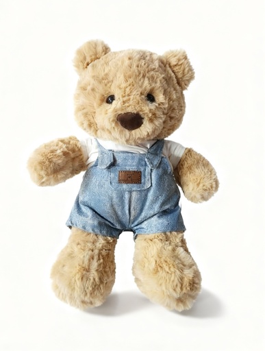 [BL-1350-40] PELUCHE OSO VESTIDO 40CM