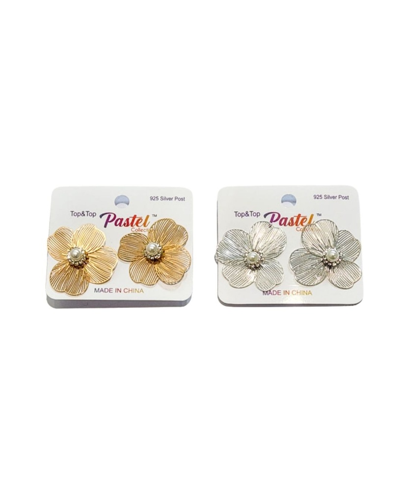 ZARCILLOS FLOR (3.5 CM)