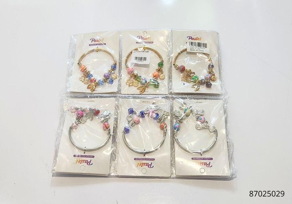 PULSERAS PIEDRAS COLORES 