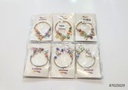 PULSERAS PIEDRAS COLORES 