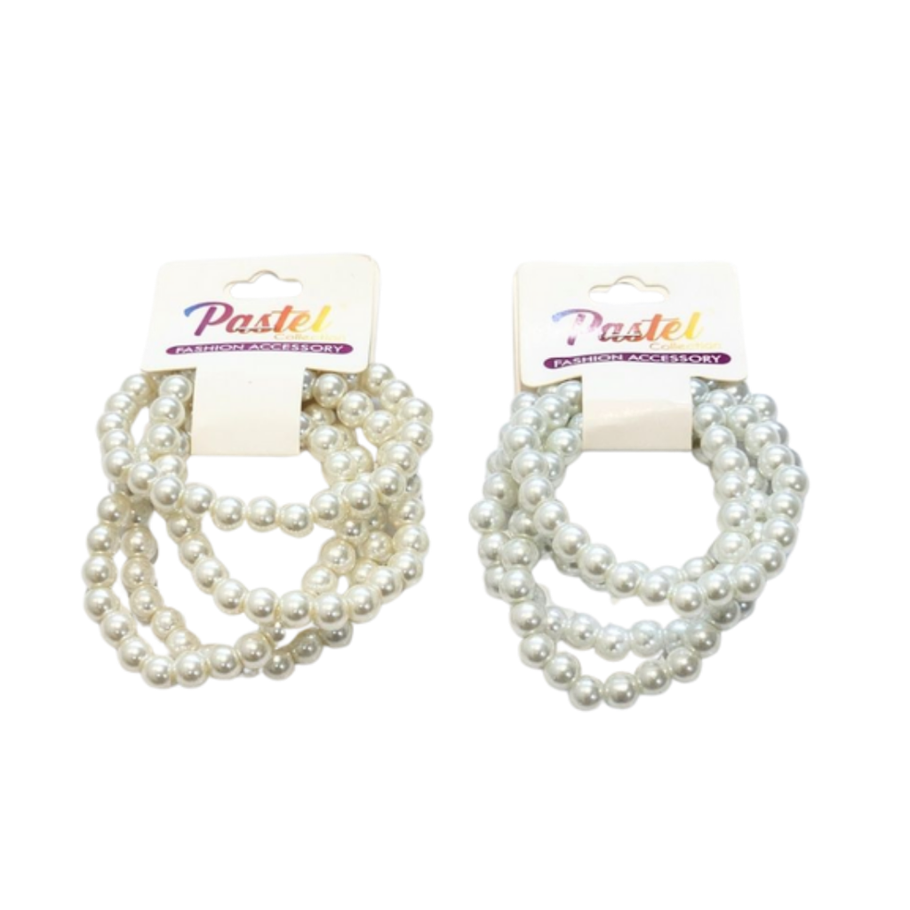 PULSERAS PERLADAS SET DE 4