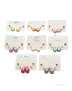 ZARCILLOS GOTA CHUNKY SET DE 3