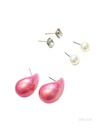 ZARCILLOS GOTA CHUNKY SET DE 3
