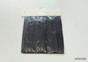 BANDANAS LISAS NEGRAS SET DE 4