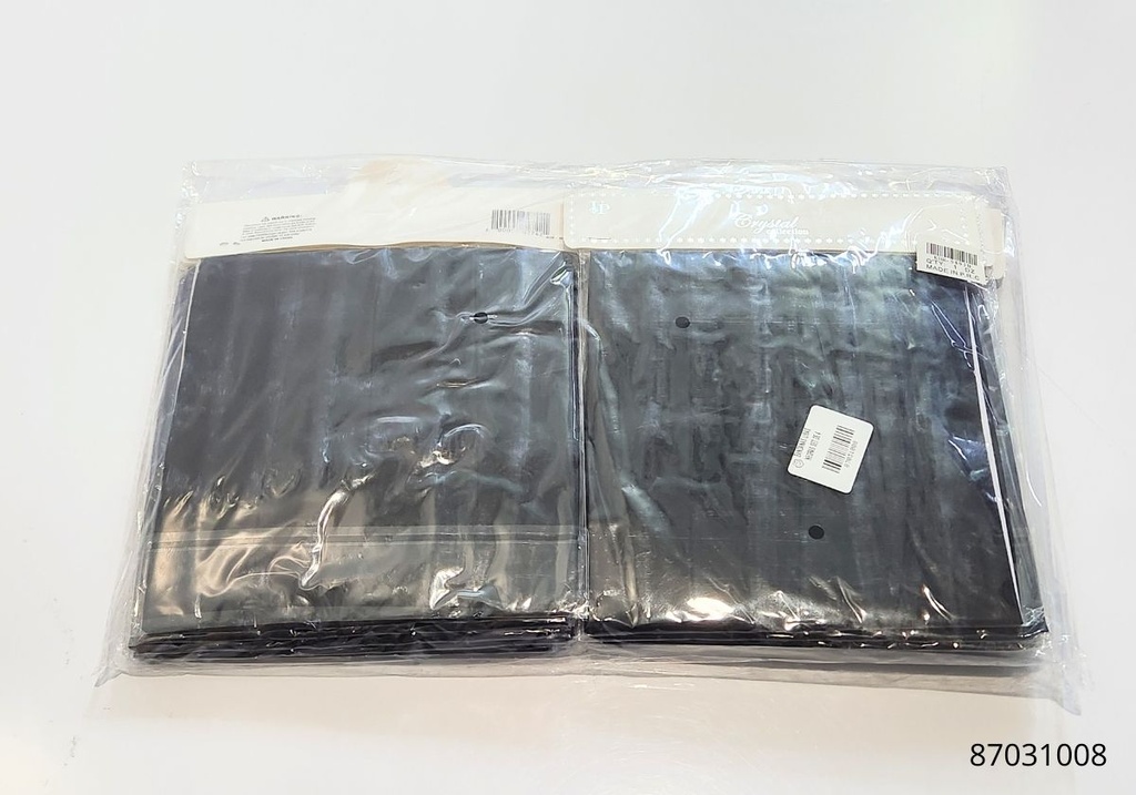 BANDANAS LISAS NEGRAS SET DE 4