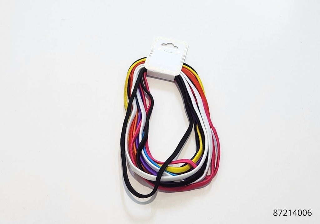 LIGAS DEPORTIVAS BANDANAS COLORES SET DE 12