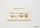 ANILLOS SET DE 8  MARIPOSA