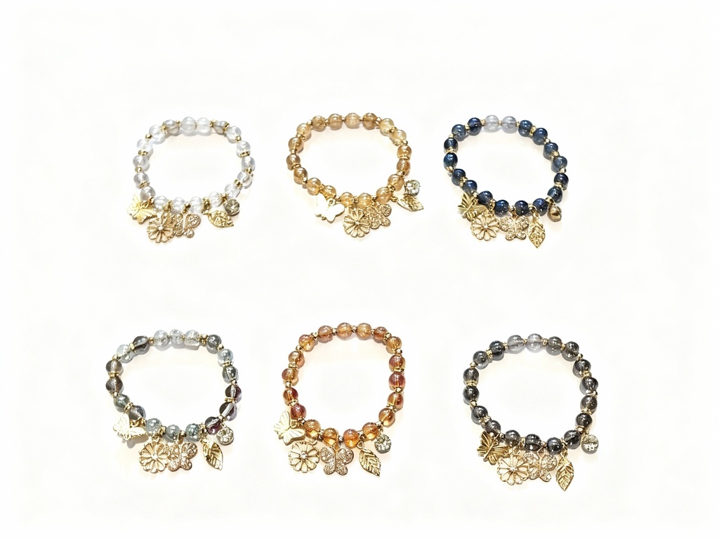 PULSERAS PIEDRAS MARIPOSA