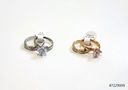 ANILLOS PIEDRA SET DE 2 PAR