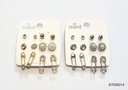 ZARCILLOS TOPITOS CLIP SET DE 6