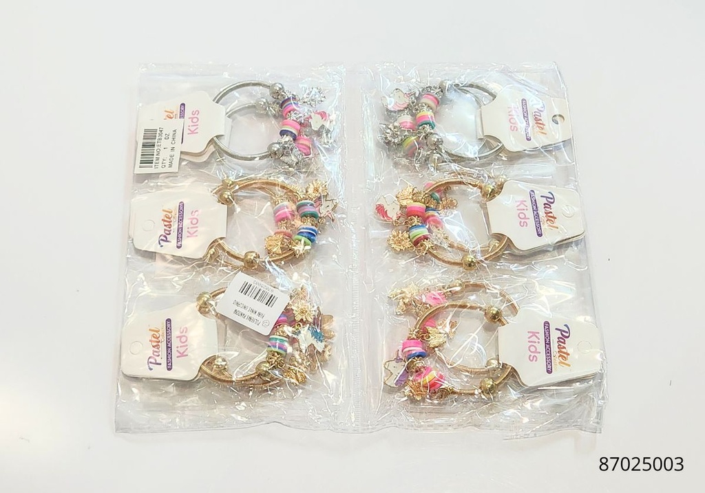 PULSERAS PANDORA PARA NIÑAS UNICORNIO