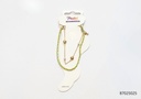 TOBILLERAS SET DE 2 CORAZON COLORES