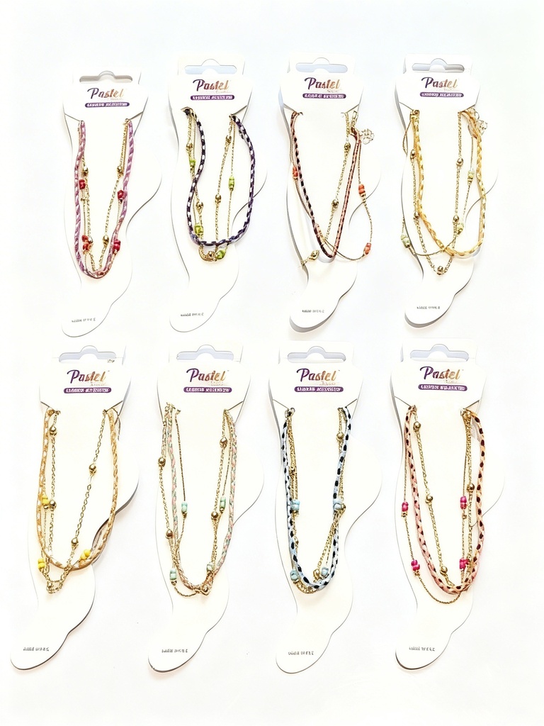 TOBILLERAS SET DE 3 COLORES