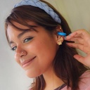 ZARCILLOS EAR CUFF COLORES TRENZADO MATE