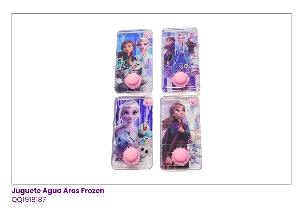 JUGUETES AGUA AROS FROZEN
