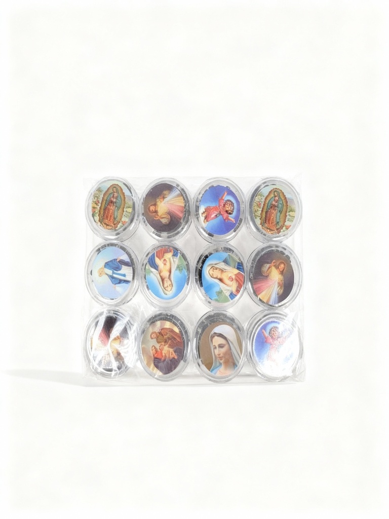 ROSARIOS ESTUCHE REDONDO NEGRO