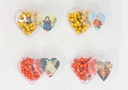 ROSARIOS ESTUCHE CORAZON COLORES