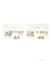 ZARCILLOS TOPITOS CORAZON Y EAR CUFF