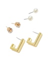 ZARCILLOS SET DE 3 PARES