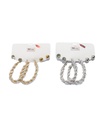 ZARCILLOS ARGOLLAS SET DE 3 PARES