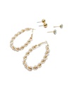 ZARCILLOS ARGOLLAS SET DE 3 PARES