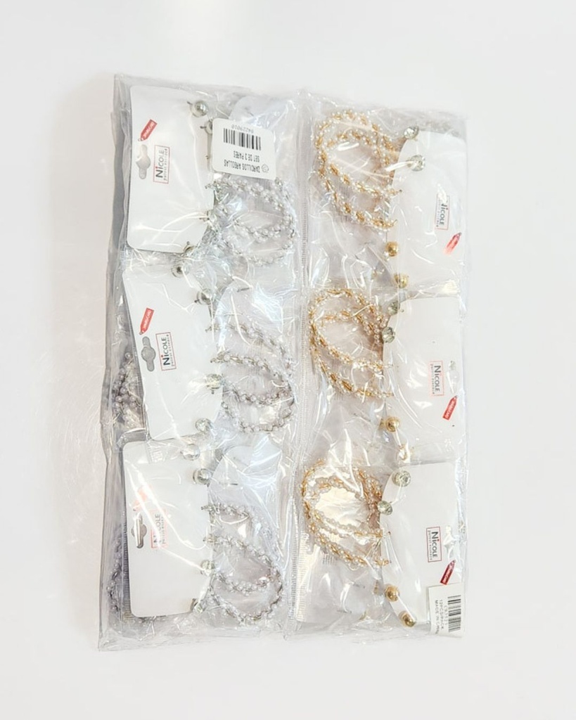 ZARCILLOS ARGOLLAS SET DE 3 PARES
