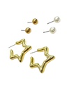 ZARCILLOS SET DE 3 ESTRELLA