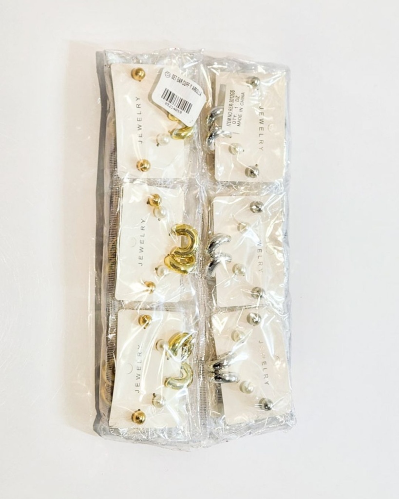EAR CUFF Y ARGOLLA SET 