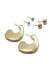 ZARCILLOS TOPITOS SET 3 PARES