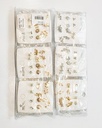 ZARCILLOS TOPITOS SET DE 6 PARES